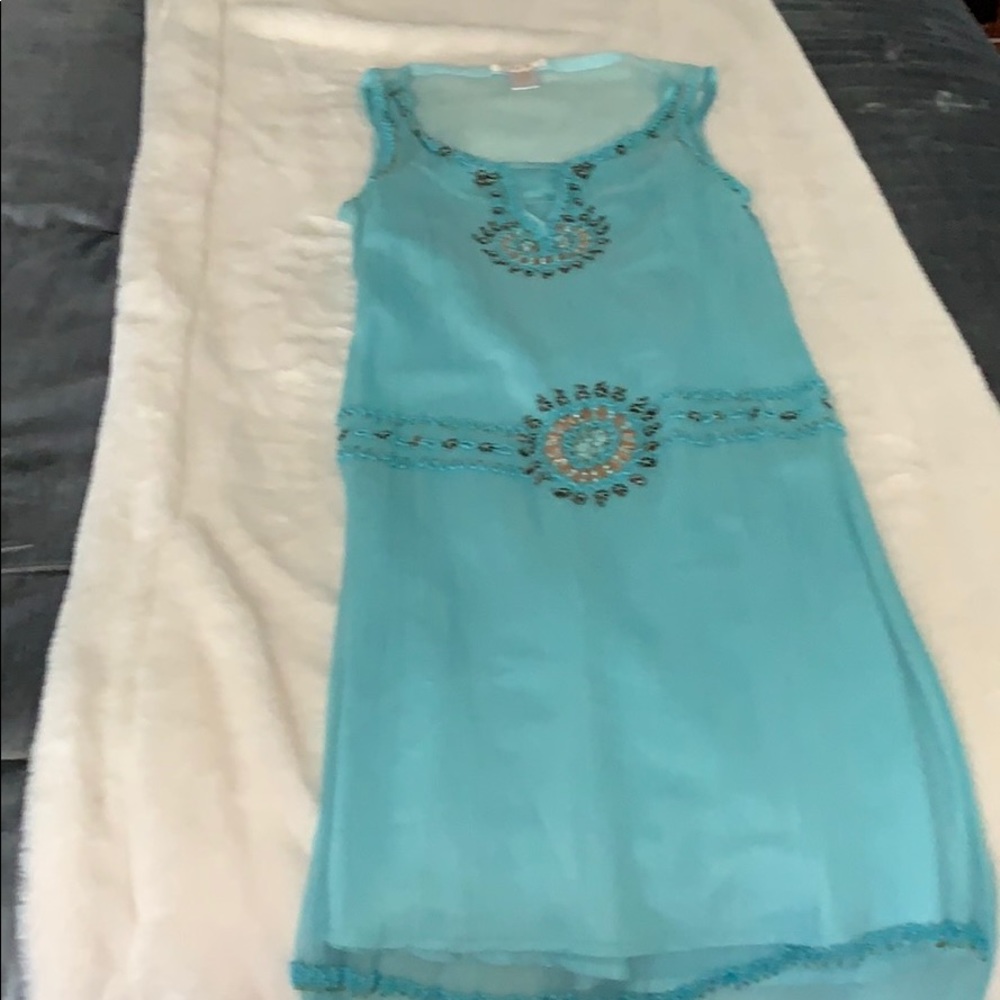 Sheer tank dress